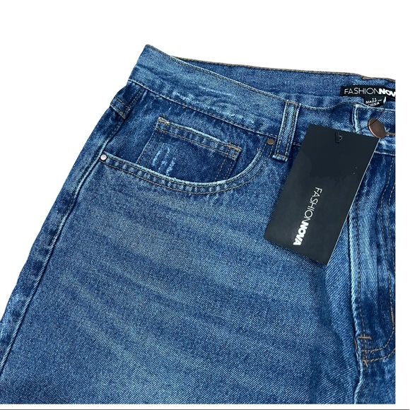 Fashion Nova Nicki Boyfriend Jeans New with Tags 🏷 - Picture 12 of 13